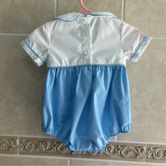 The Yellow Lamb Boys Pumpkin Pocket Bubble - Picture 5 of 7